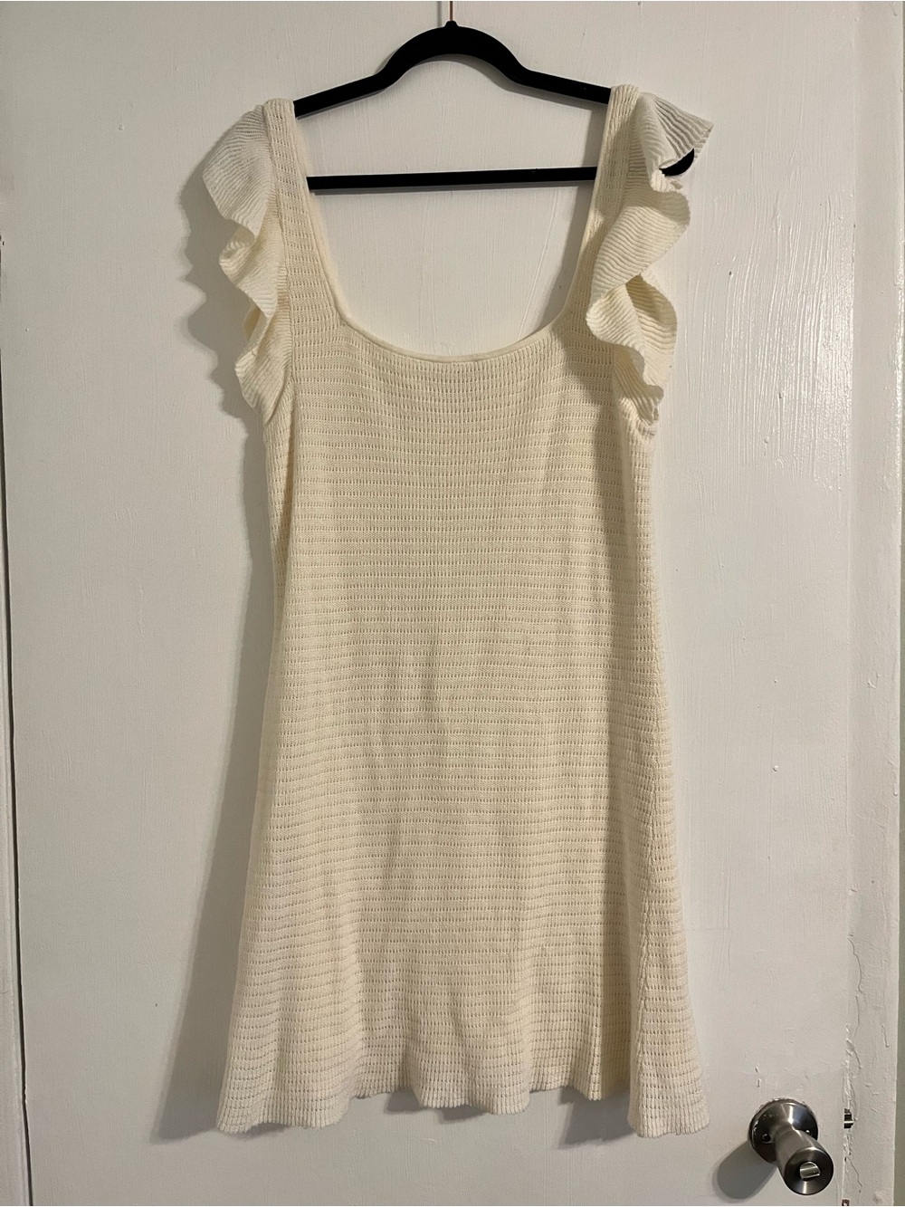 House of Harlow 1960 Ivory Textured Knit Top